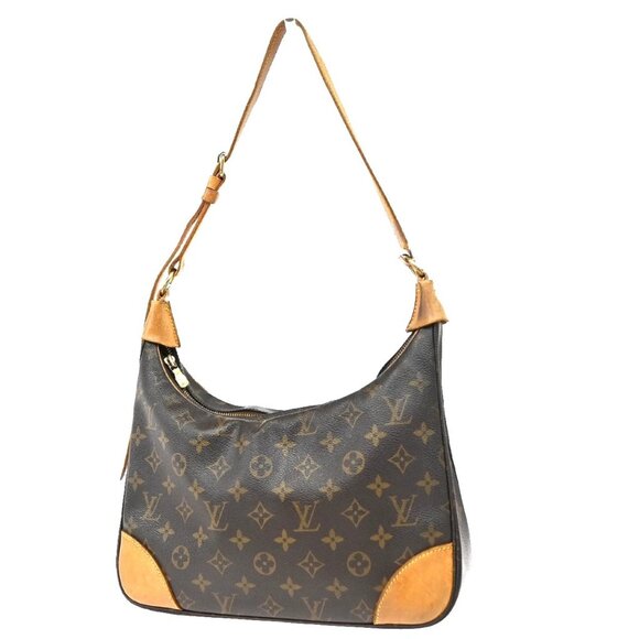 LOUIS VUITTON Boulogne 30 Shoulder Bag Monogram Leather Brown M51265 73KB132 - Picture 1 of 16
